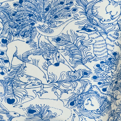 UPF 50+ Deena Dress, Starlight Navy Zoology, swatch