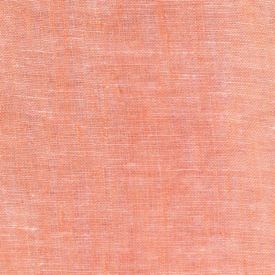 Sea View Linen Button Down Shirt, Sunset Orange X Resort White, swatch