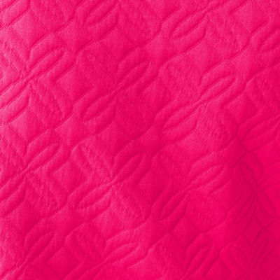 Eleni Pullover, Sun Shell Pink Butterfly Quilted Knit, swatch