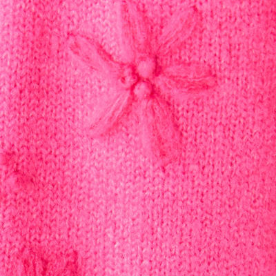 Alayla Sweater, Sun Shell Pink Garden Party Embroidery, swatch